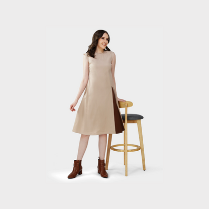 Caramel Macchiato Midi Dress