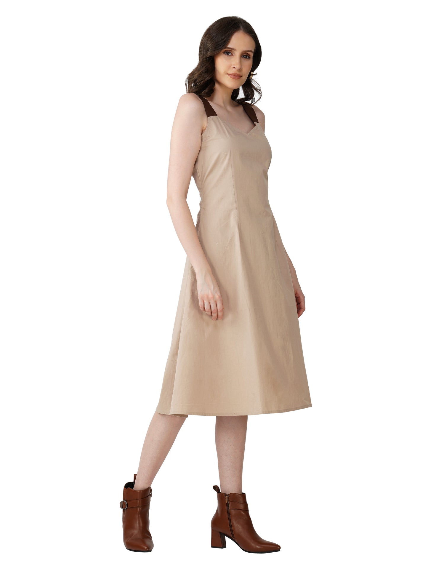 Latte Love Midi Dress